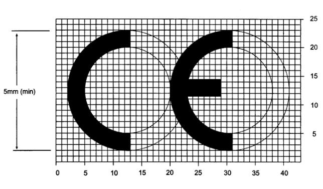 CE認證標(biāo)志標(biāo)準(zhǔn)尺寸的五大細節(jié)